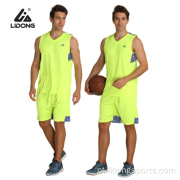 Uniformes de basquete baratos Jersey de basquete atacado